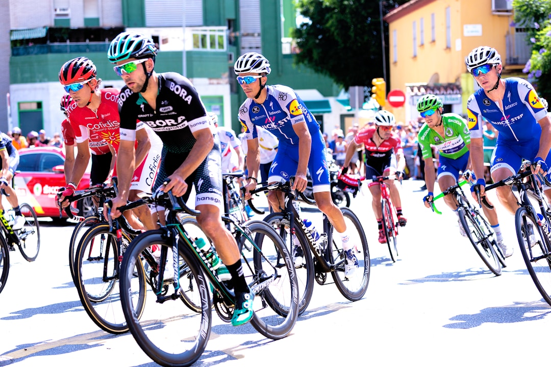 bike race on street during daytime
