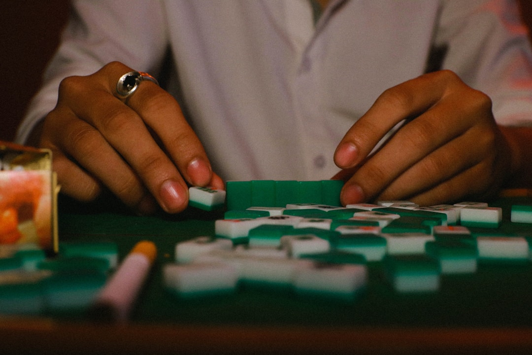 person playing scarbles
