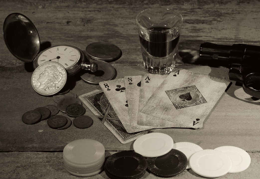 a table topped with lots of different items